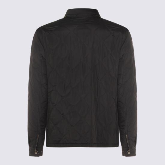 26SS 버버리 리버시블 퀼티드 나일론 오버셔츠 8115788A1189 Black - BURBERRY