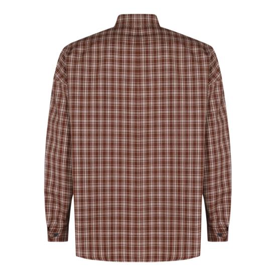 25FW 마르니 긴팔 셔츠 CUMU0061S7UTWA35CHM29 Brown - MARNI