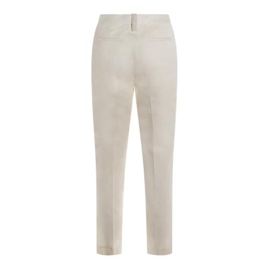 26SS 파비아나 필리피 구비오 코튼 개버딘 조거 팬츠 PAD266F326L7840145 Grey - FABIANA FILIPPI