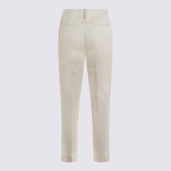 26SS 파비아나 필리피 구비오 코튼 개버딘 조거 팬츠 PAD266F326L7840145 Grey - FABIANA FILIPPI