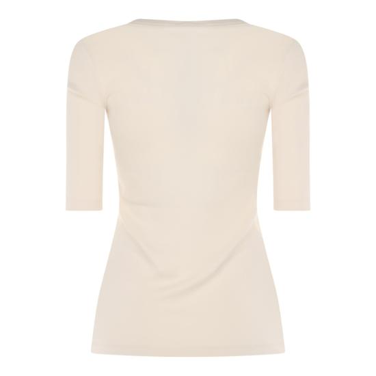 26SS 파비아나 필리피 반팔 저지 티셔츠 JED266F603L8960145 Neutrals - FABIANA FILIPPI