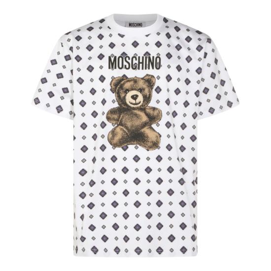 26SS 모스키노 반팔 티셔츠 261ZZ071702412001 White