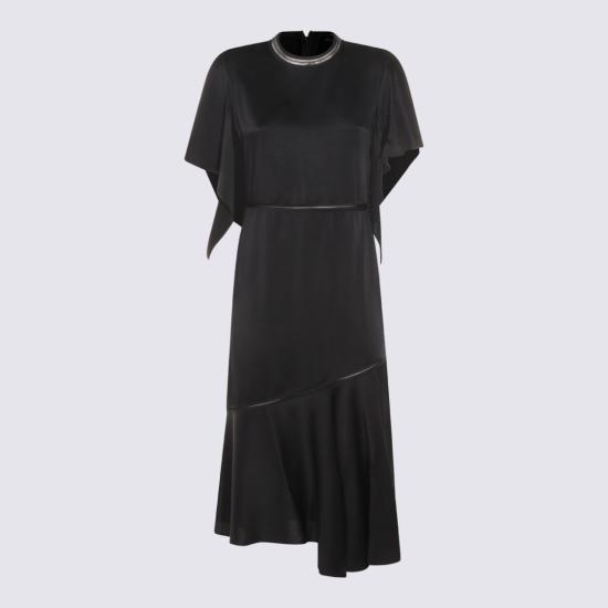 26SS 파비아나 필리피 미디 원피스 ABD266F187L7805146 Black - FABIANA FILIPPI