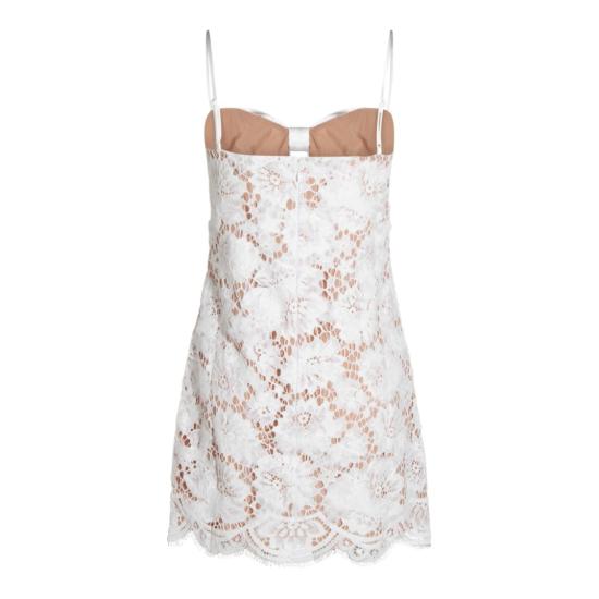 25FW 셀프 포트레이트 숏 원피스 AW25201SAWWHITE White - SELF PORTRAIT