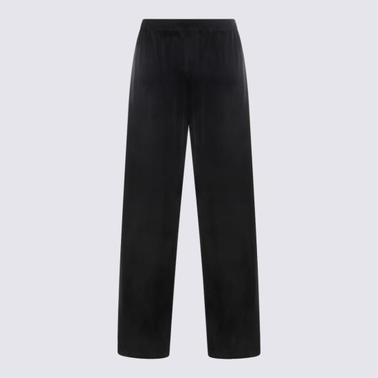 26SS 파비아나 필리피 아멜리아 엔버 새틴 팬츠 PAD266F291D9085146 Black - FABIANA FILIPPI