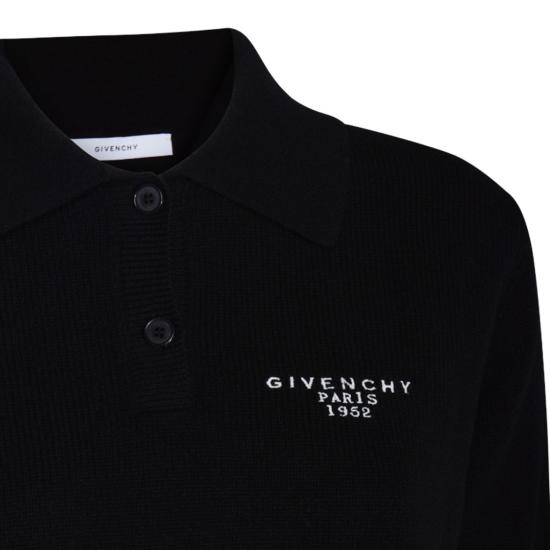 25FW 지방시 폴로 티셔츠 BWL0084ZSN001 Black - GIVENCHY