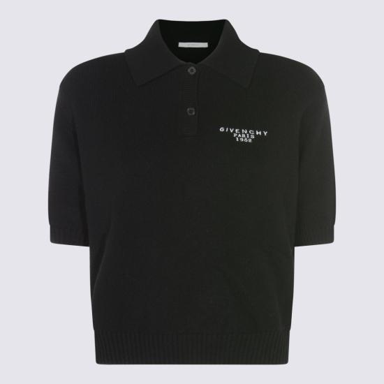 25FW 지방시 폴로 티셔츠 BWL0084ZSN001 Black - GIVENCHY