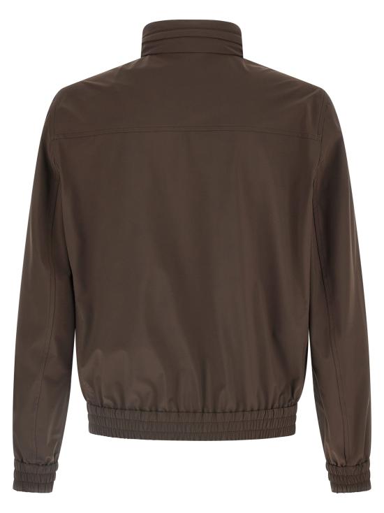 26SS 브루넬로 쿠치넬리 폴딩 후드 본디드 나일론 블루종 MZ4266525C1792 - BRUNELLO CUCINELLI