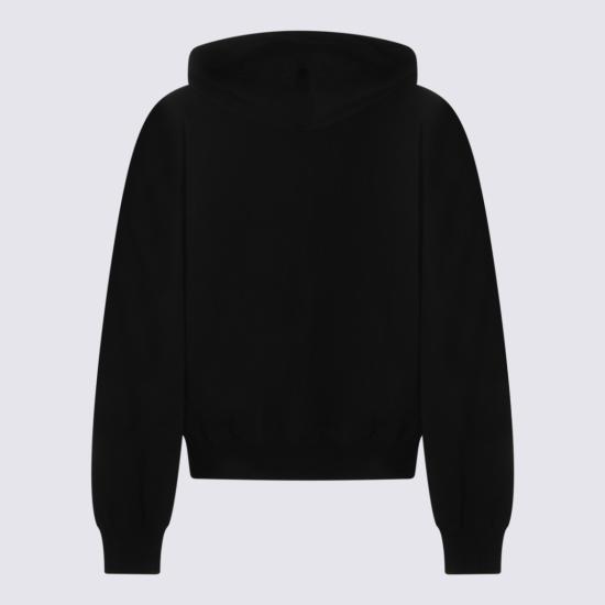 25FW 오프화이트 프린트 후드 티셔츠셔츠 OMBB118F25FLE0011001 Black - OFF WHITE