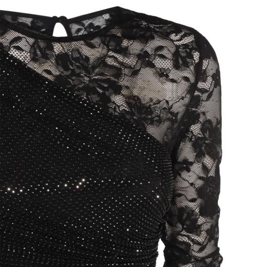 25FW 셀프 포트레이트 롱 원피스 PF25100XABBLACK Black - SELF PORTRAIT