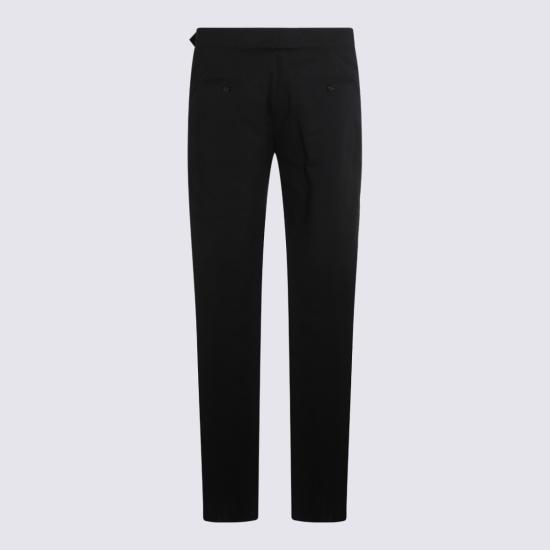 25FW 알렉산더 맥퀸 스트레이트 팬츠 838658QSAA91000 Black - ALEXANDER MCQUEEN