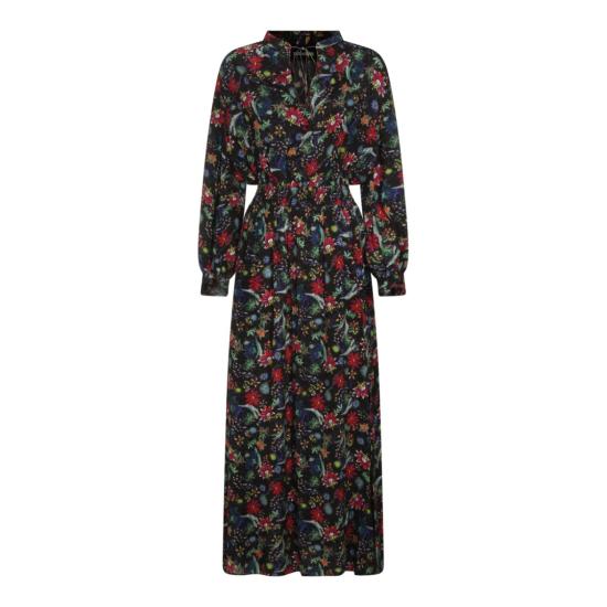 26SS 자딕앤볼테르 롱 원피스 WWDR02619404 Black