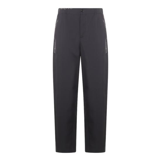 25FW 마르니 스트레이트 팬츠 PAMA0482S2TW83900B99 Black