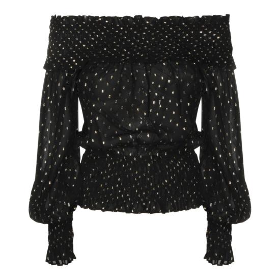 26SS 셀프 포트레이트 블라우스 RS26156TBBBLACK Black