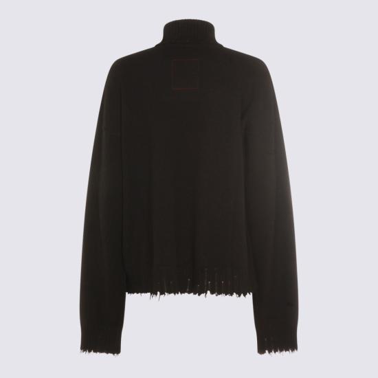 25FW 우마 왕 터틀넥 UK7154UW900 Black - UMA WANG