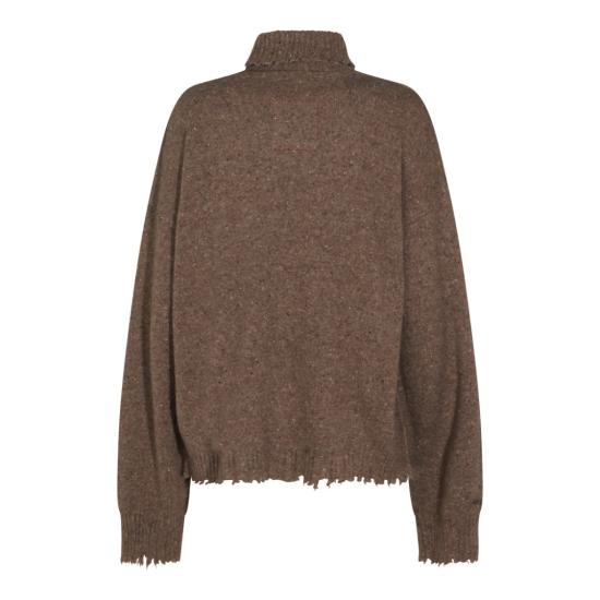 25FW 우마 왕 터틀넥 UK7154UW200 Brown - UMA WANG