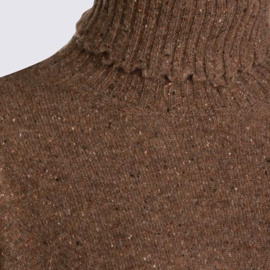 25FW 우마 왕 터틀넥 UK7154UW200 Brown - UMA WANG