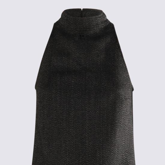 25FW 쿠레쥬 숏 원피스 325CRO671WO01449901 Black - COURREGES