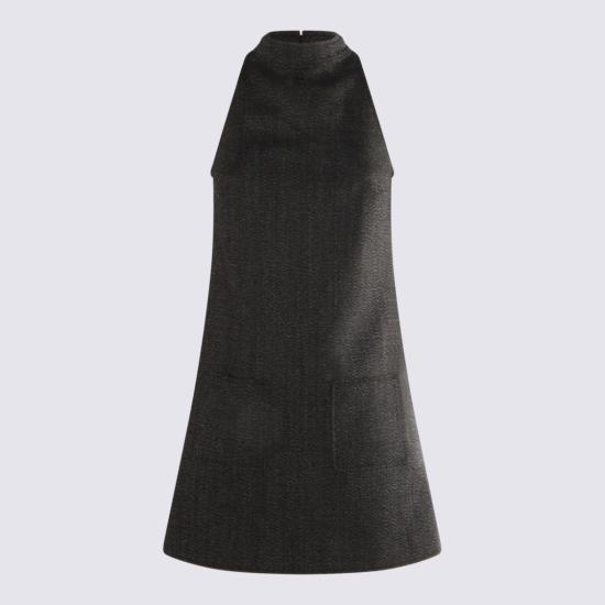 25FW 쿠레쥬 숏 원피스 325CRO671WO01449901 Black - COURREGES