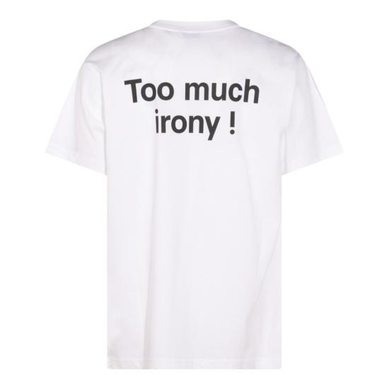 25FW 모스키노 반팔 티셔츠 252ZZ070252411001 White - MOSCHINO