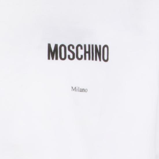 26SS 모스키노 반팔 티셔츠 261ZZ070402411001 White - MOSCHINO