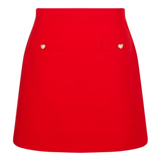 25FW 발렌티노 가라바니 숏 스커트 7B3RACM21CFR9M Red