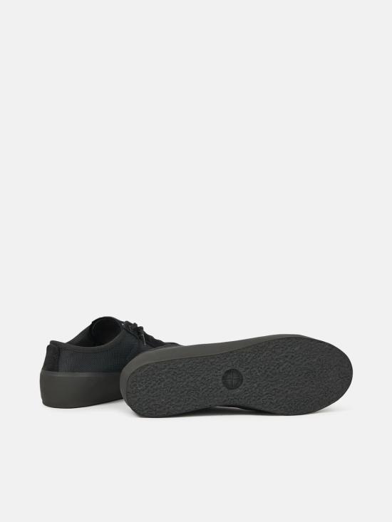 26SS 스톤 아일랜드 폴리 메쉬 로우탑 트레이너 컴퍼스 L1SFWS100010S0448V0029 Black - STONE ISLAND