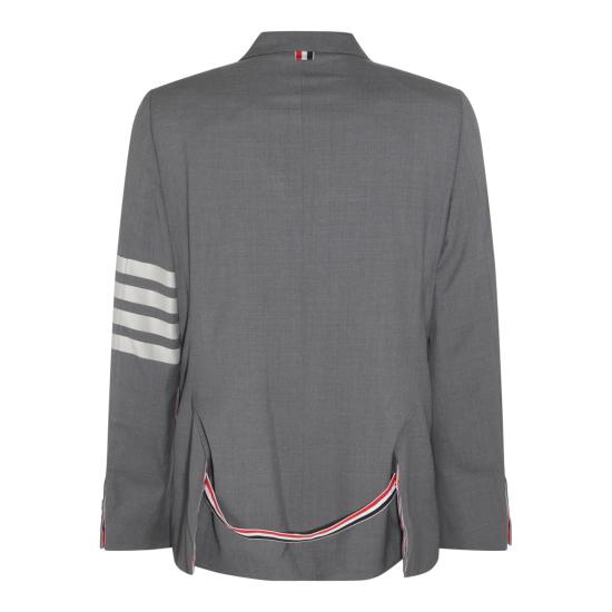 26FW 톰브라운 플레인 위브 4바 클래식 스포츠 코트 MJC001A06146035 GRAY DOM - THOM BROWNE
