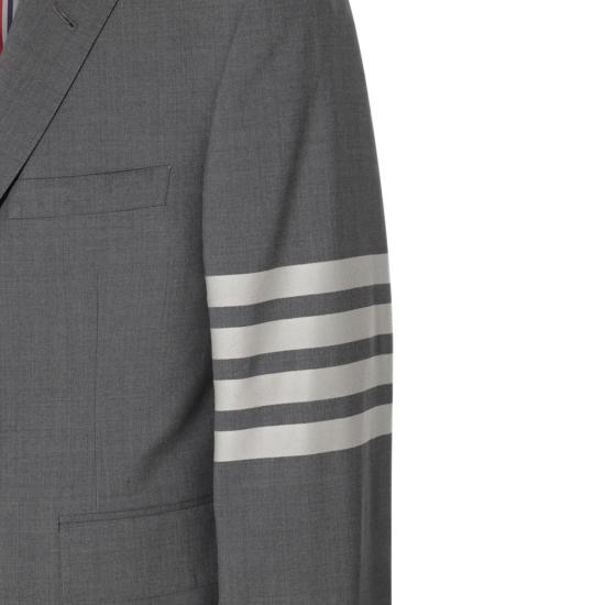 26FW 톰브라운 플레인 위브 4바 클래식 스포츠 코트 MJC001A06146035 GRAY DOM - THOM BROWNE