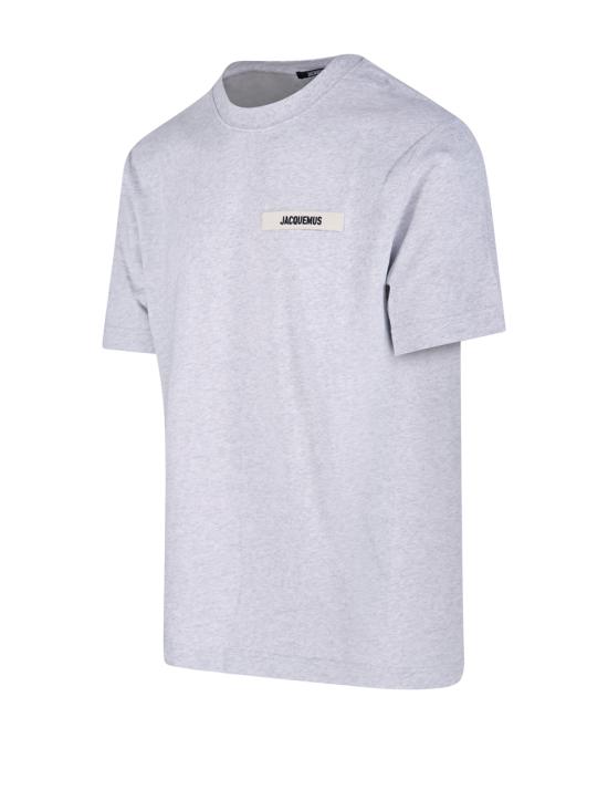26SS 자크뮈스 그로그랭 로고 티셔츠 TSM00133AJ00226 950 GREY - JACQUEMUS