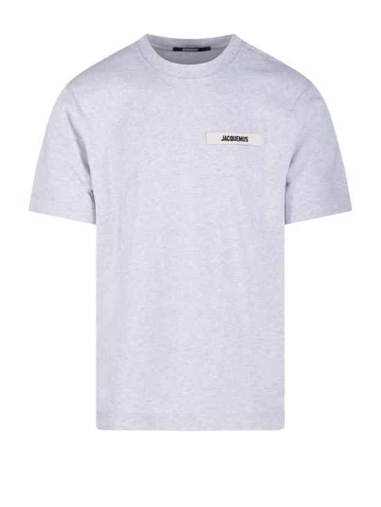 26SS 자크뮈스 그로그랭 로고 티셔츠 TSM00133AJ00226 950 GREY