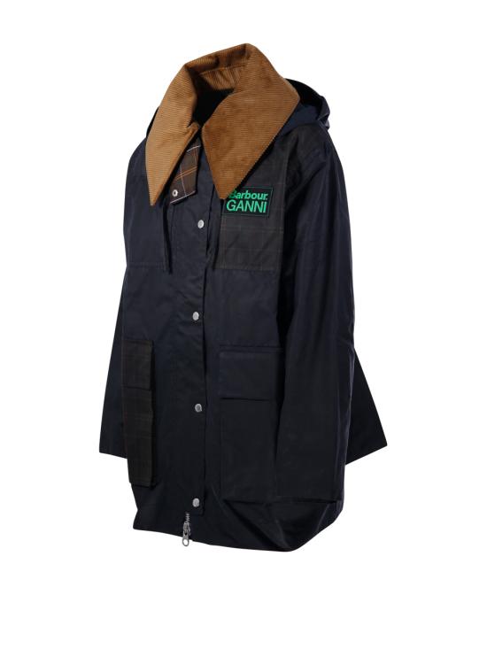 26SS 바버 X 가니 자켓 263MLWX1527 NY71 NAVY CLASSIC TA - BARBOUR X GANNI