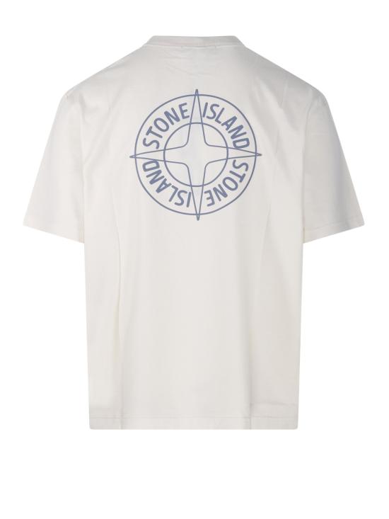 26SS 스톤 아일랜드 반팔 티셔츠 S152100001 S0284 V0093 IVORY - STONE ISLAND