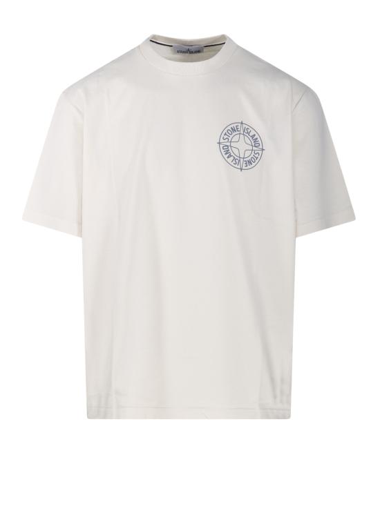 26SS 스톤 아일랜드 반팔 티셔츠 S152100001 S0284 V0093 IVORY