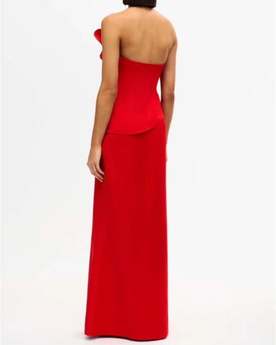  아클레어 롱 원피스 아클러 에셔 맥시 드레스 체리 레드 - ACLER