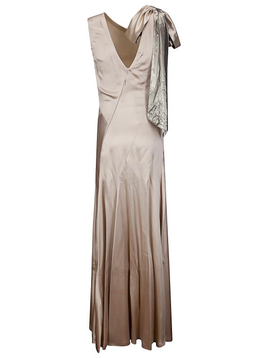 26SS 마르지엘라 롱 원피스 S51DG0004S49465 806 Champagne - MAISON MARGIELA