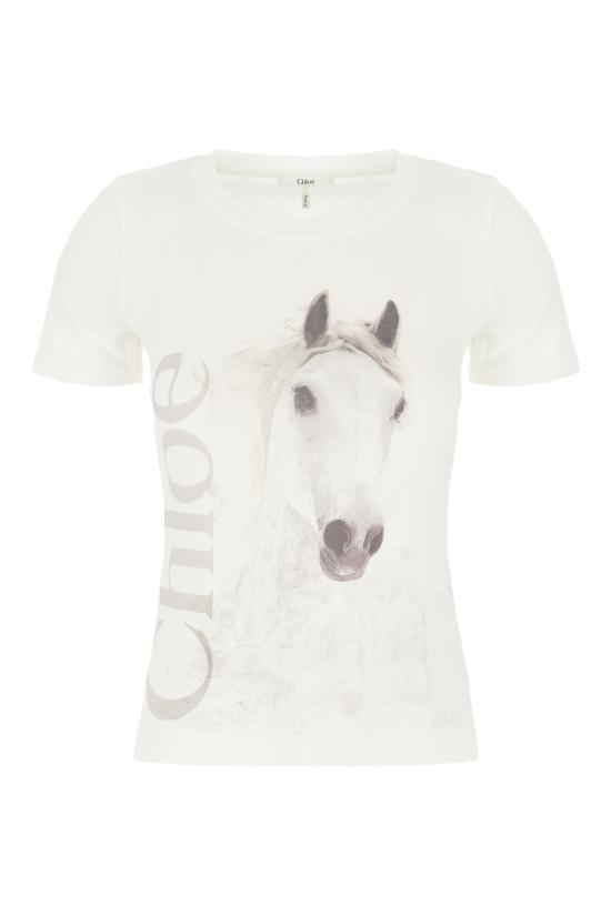 26SS 끌로에 반팔 티셔츠 CH26SJH11802 101 WHITE