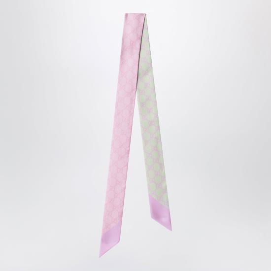 26SS 구찌 GG 실크 트윌 리본 8552893G001 Multicolor