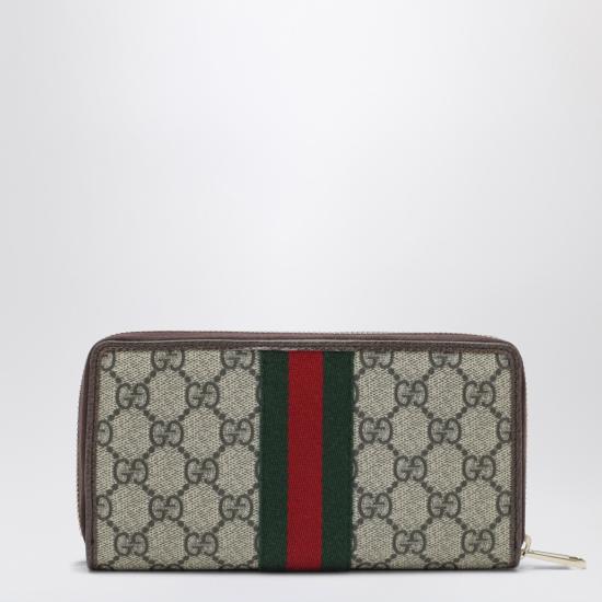26SS 구찌 오피디아 집 어라운드 월렛 838484FAE0L Beige - GUCCI