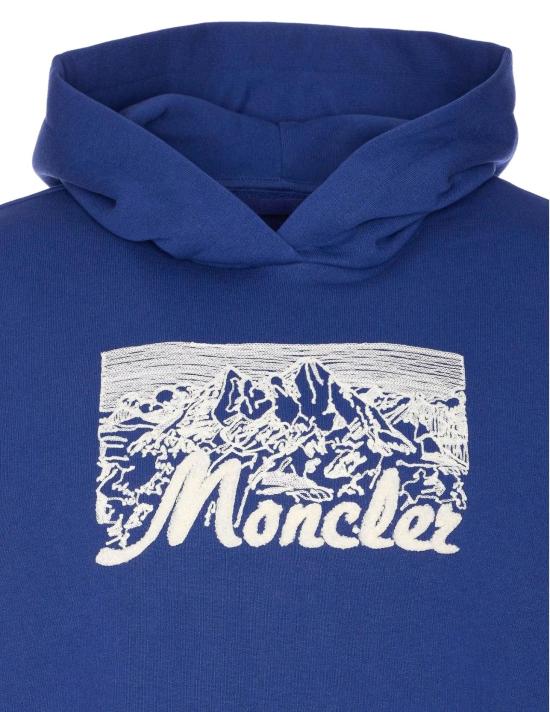 25FW 몽클레어 긴팔 티셔츠 K20918G00017899V4 75B DARK BLUE - MONCLER