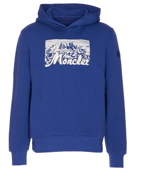 25FW 몽클레어 긴팔 티셔츠 K20918G00017899V4 75B DARK BLUE