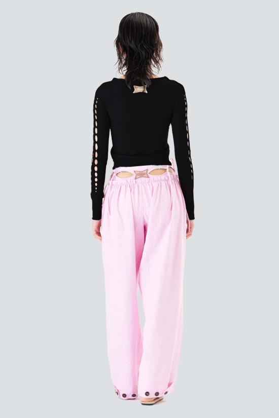  Ruibuilt 가디건 루이빌트 오닉스 컷아웃 니트 - OTHER BRANDS