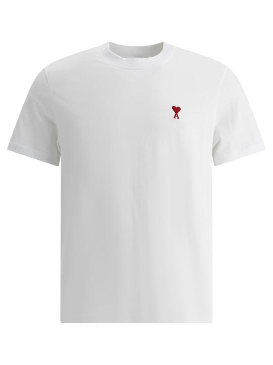 26FW 아미 스몰 하트 로고 티셔츠 BFUTS035 724100 White