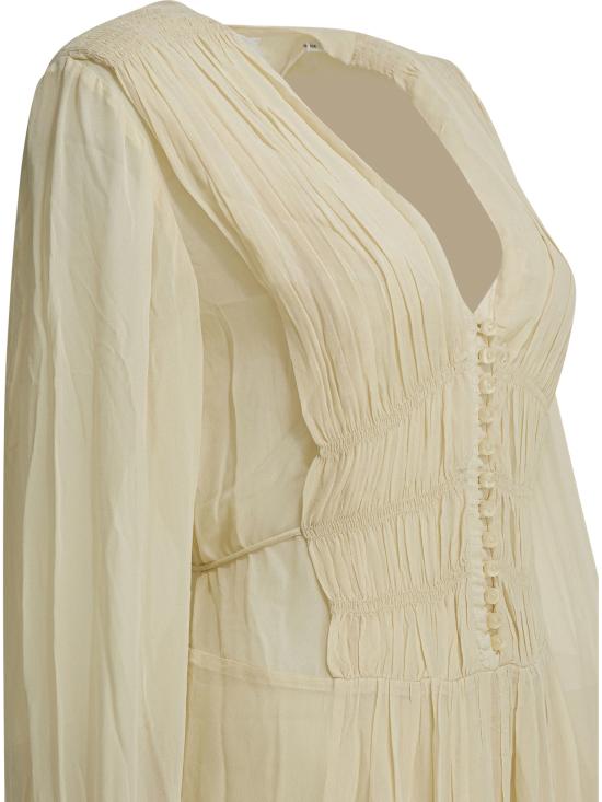 26SS 이자벨마랑에뚜왈 롱 원피스 26PRO0798FBD1J08E23EC Beige - ISABEL MARANT ETOILE