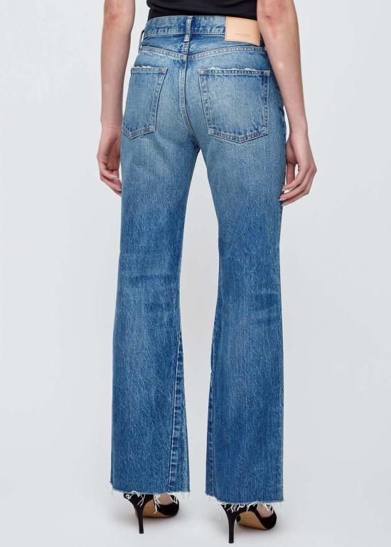  마우지 데님 팬츠 무시 아틀란티스 플레어 진 블루 - MOUSSY