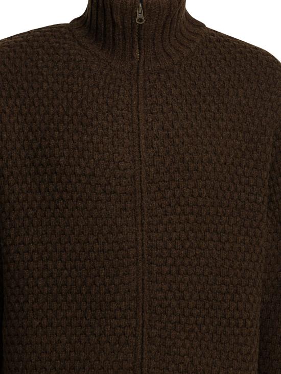 25FW 빔스 집업 니트 3815023715628 Brown - BEAMS