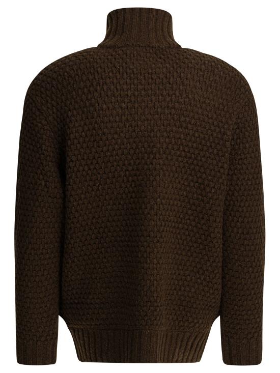25FW 빔스 집업 니트 3815023715628 Brown - BEAMS