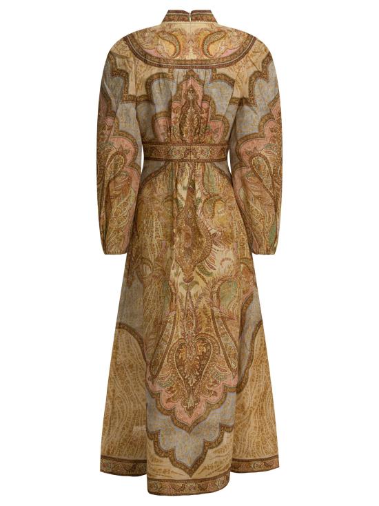 26SS 짐머만 롱 원피스 5753DRS262TPML Yellow - ZIMMERMANN