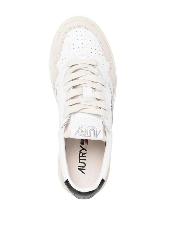 26SS 오트리 메달리스트 로우 레더 스니커즈 AULWLS21 WHITE - AUTRY