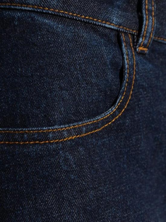 26SS 알라이아 스트레이트 팬츠 AA9P1215D014CA24 AZUL OSCURO - ALAIA